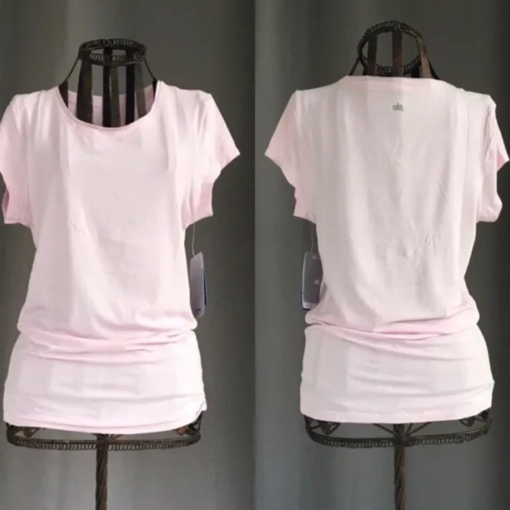 Alo pink top XL